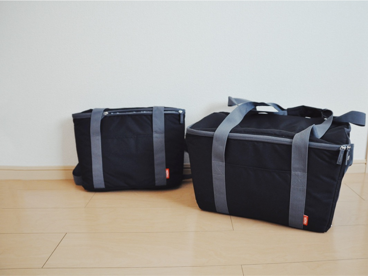 週末のまとめ買いに サーモスのレジカゴバッグがシンプルで使いやすい | すそのの日々 - 子育てと家づくりのブログ